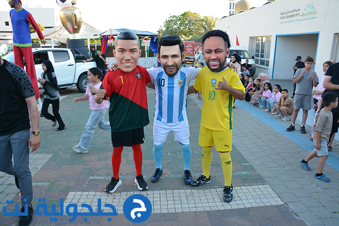 موكب كأس العالم المتجول في جلجولية برعاية جمعية غيث